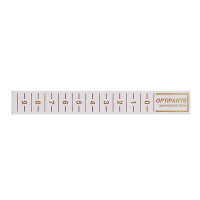 Optiparts TRIM STRIPS 16 CM - GOLD - 20 PIECES (1358G-20)