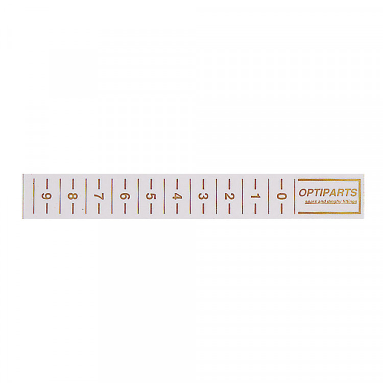 Optiparts TRIM STRIPS 16 CM - GOLD - 20 PIECES (1358G-20)
