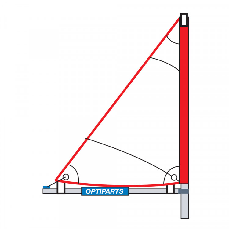 Optiparts TRISAIL WITH MAST AND  MINIBOOM (1064)