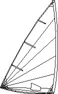 Optiparts COMPATIBLE TRAINING SAIL FOR RADIAL LASER (2025)